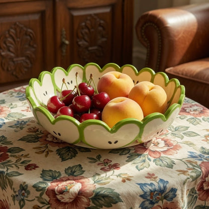 Apple Heart Fruit Basket - Green