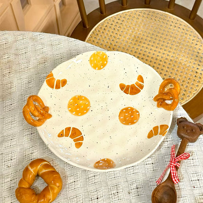 Cozy Bakery Ceramic Plate