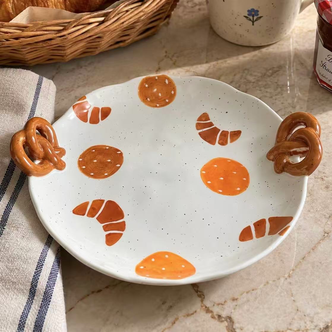 Cozy Bakery Ceramic Plate