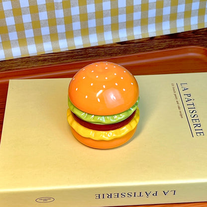 Ceramic Cheeseburger Match Holder