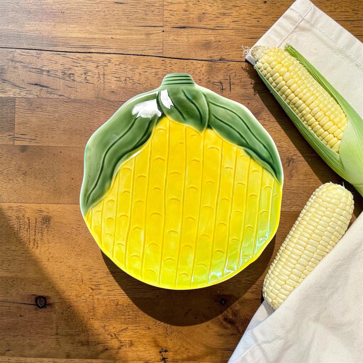 Sweet Corn Ceramic Serving Plate