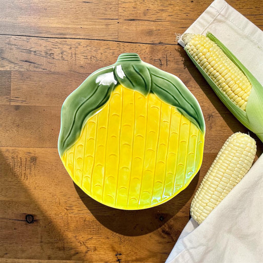Sweet Corn Ceramic Serving Plate